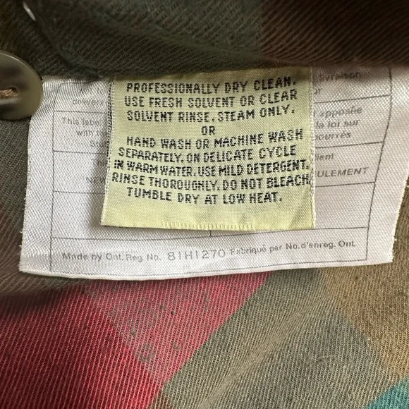 Vintage Eddie Bauer Chore Barn Coat Goose Down Liner Men’s Sz M Corduroy Collar - Picture 10 of 15